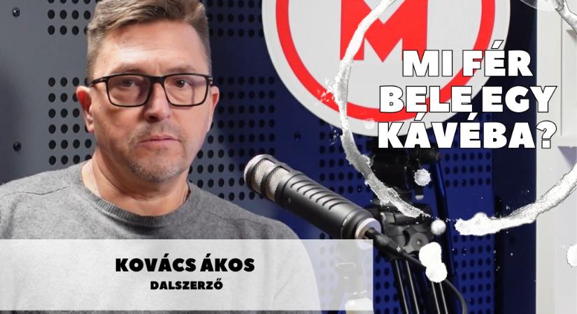 Mi fér bele egy kávéba? Kovács Ákossal beszélgetünk szombaton 11 órától a Maszolon