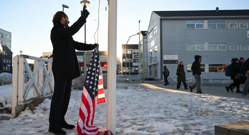 Amerikai zászló jelent meg Grönlandon: mindenki sokkot kapott