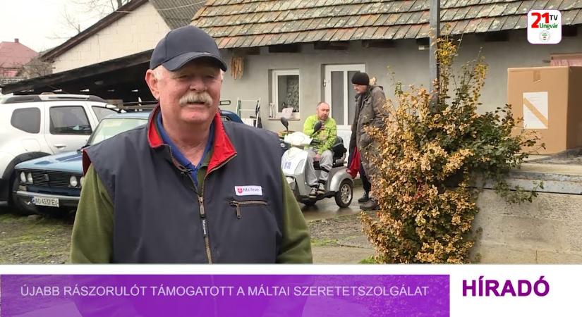 Újabb rászorulót támogatott a Máltai Szeretetszolgálat (videó)