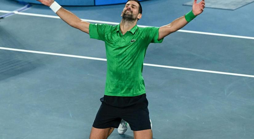 Djokovic lesz Alcaraz ellenfele az Australian Open döntőjében