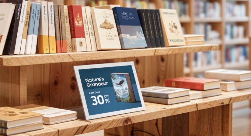 A Samsung bemutatja a 13 colos Color E-Papert: a vállalat első fitoplanktonból származó biogyantával készült digitális kijelzőjét