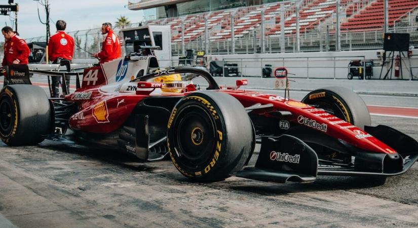 Hamilton a teszthét legjobb idejével zárt az élen Barcelonában