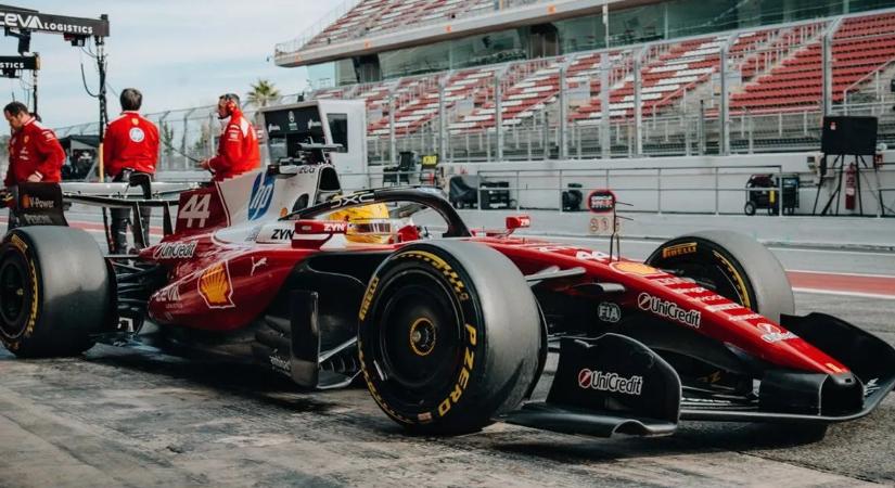 A Ferrari a végén villantott: Hamiltoné az első teszthét legjobb ideje – képek