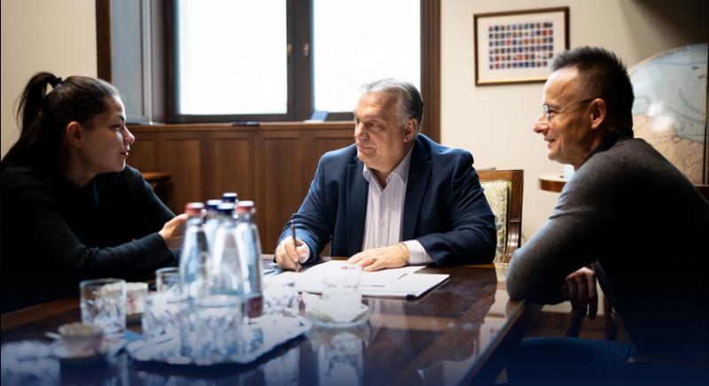 Gáspár Evelint fogadta a Karmelitában Orbán Viktor, fontos dolgot mondott neki