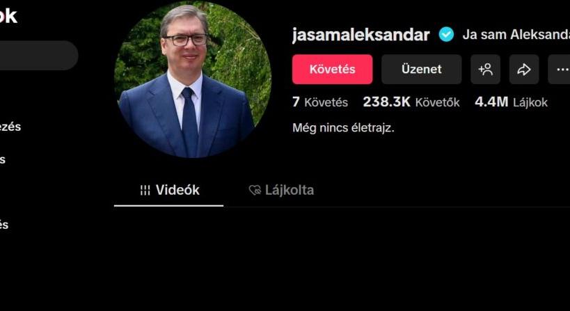 Az államfő elindította TikTok csatornáját, majd rögtön be is jelentett egy nagygyűlést