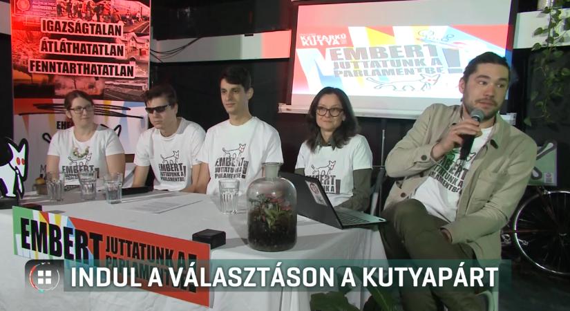 „Embert juttatunk a parlamentbe!” – a listás szavazatokat gyűjti a Kutyapárt