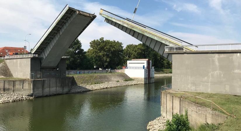 Felújítják a komáromi felnyitható hidat - megnövekedett forgalomra lehet számítani