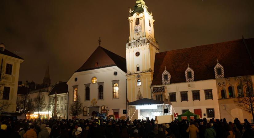 Nem vagyunk bűnösök! – a pozsonyi tüntetés képeken