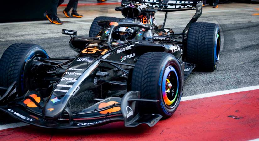 Piastri megkönnyebbült Barcelonában: végre gond nélkül körözhetett a McLarennel
