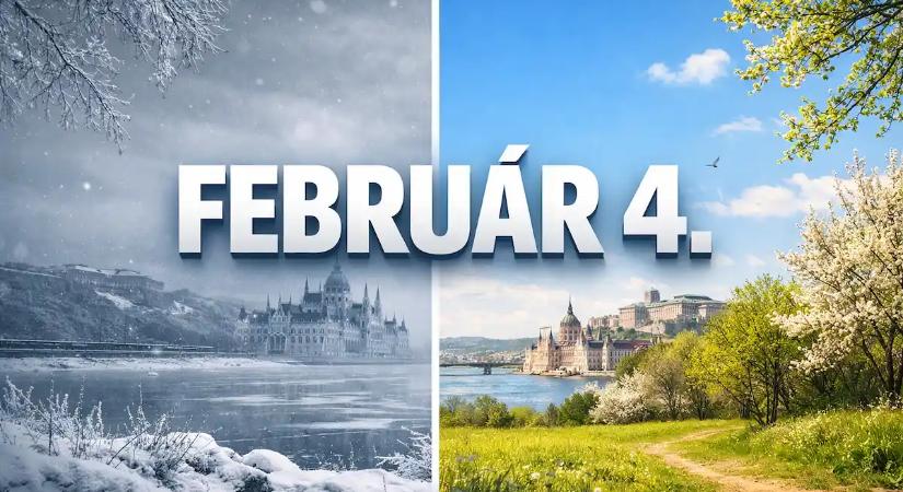 Itt a friss februári előrejelzés: Kiderült mikor tűnik el a hó, mediterrán ciklon hoz drasztikus fordulatot 4-én az időjárásban