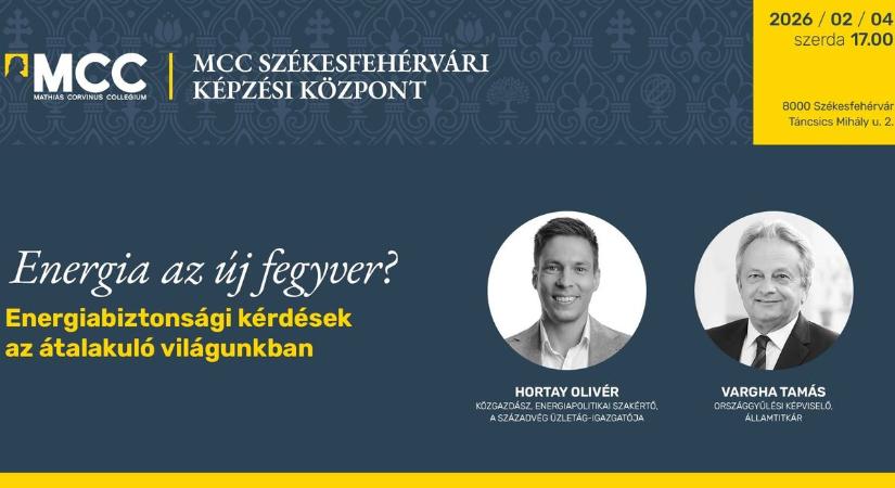 Mi lesz a rezsivédelem sorsa? Hortay Olivér érkezik Székesfehérvárra