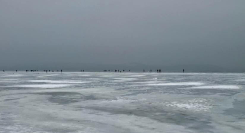 Jéghelyzet a Balatonon