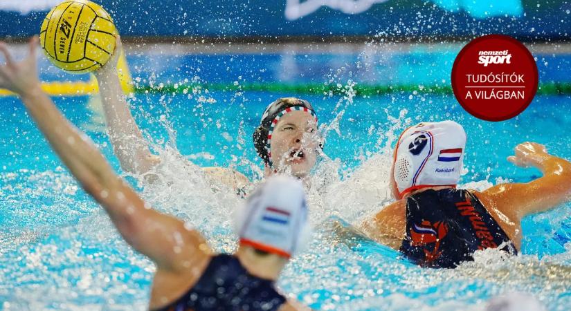 Vereség Hollandiától, de gyakorlatilag így is bent vagyunk az elődöntőben a női vízilabda Eb-n