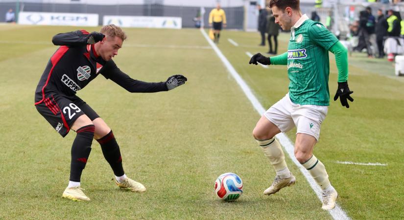 Vitális büntetőivel mentett pontot az ETO a Debrecen ellen