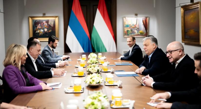 Orbán Viktor ismét Milorad Dodikkal tárgyalt