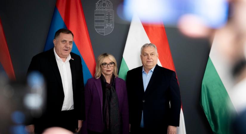 Orbán Viktor a boszniai Szerb Köztársaság elnökével tárgyalt