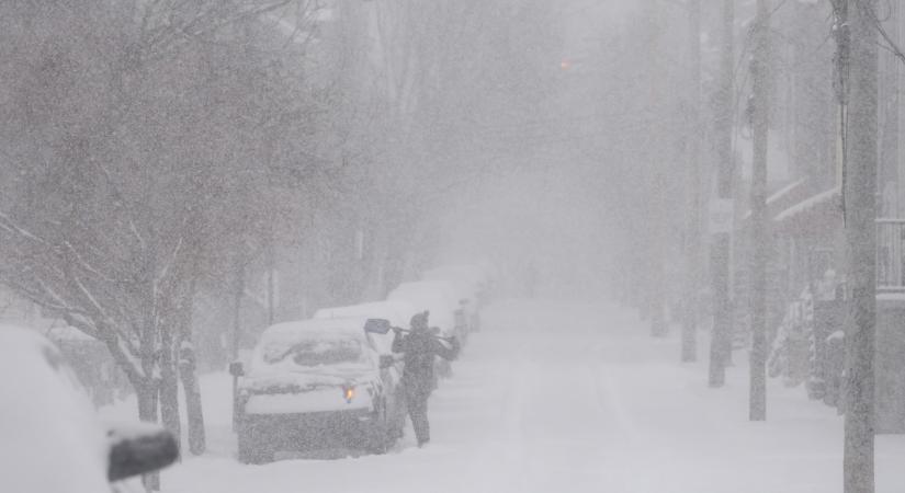 Jön a hatalmas vihar, 30 centis havat és mínusz 10 fokos hideget hoz magával Amerikába