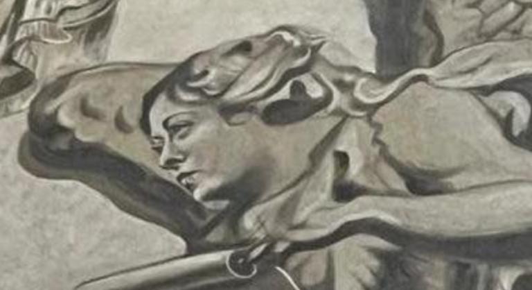 Angyallá változott Giorgia Meloni, az olasz miniszterelnök arcképe köszön vissza egy freskóról