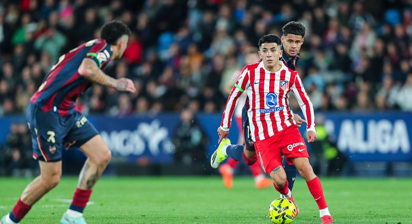 La Liga: nem bírt a kiesés ellen küzdő Levantéval az Atlético Madrid! – videóval