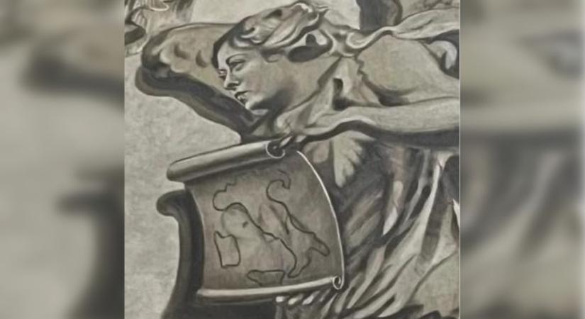 Angyalként tűnt fel Georgia Meloni egy római templom frissen restaurált freskóján