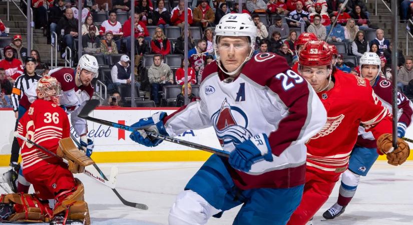 NHL: hatmeccses győzelmi sorozatban a Penguins, MacKinnon elérte a 40 gólt