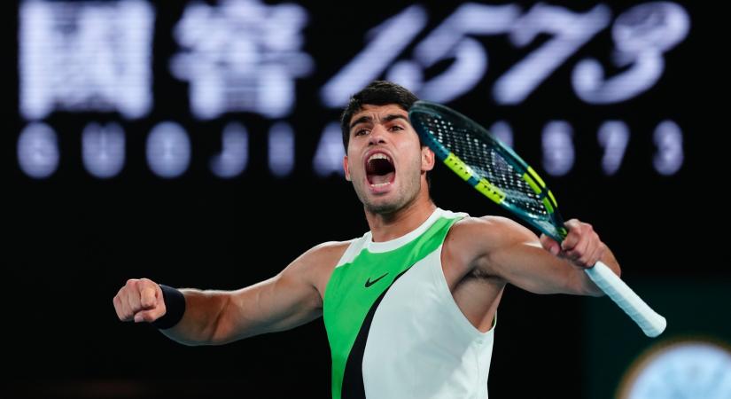 Alcaraz Djokovicot legyőzve írt történelmet az Australian Open döntőjében