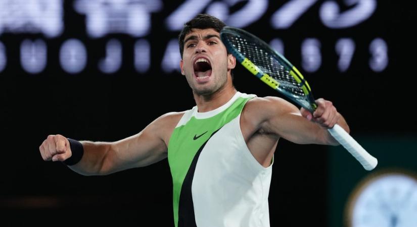 Carlos Alcaraz minden idők legfiatalabb játékosa lett, aki minden Grand Slamet megnyert, miután behúzta az Australian Opent