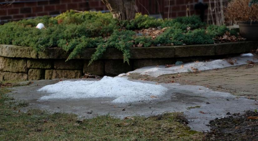 Elolvadt a hó, és sok kerttulajdonost hidegzuhanyként ért, amit maga után hagyott