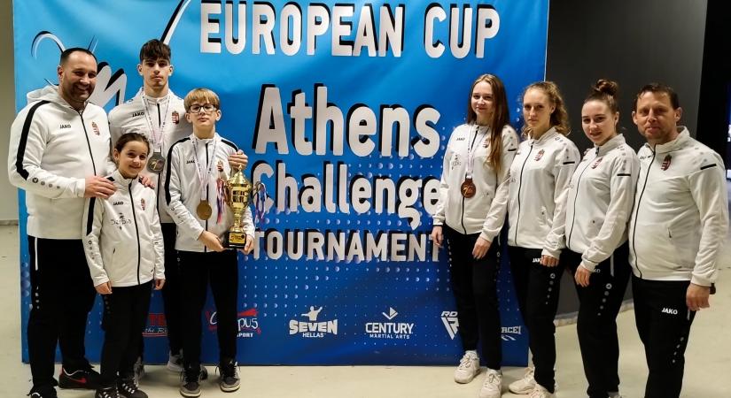 Bajnai kick-box sikerek Athénban