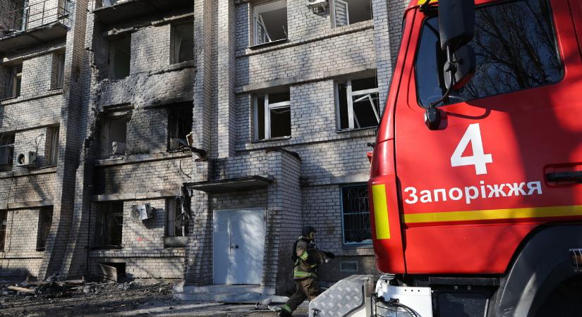 Szülészetet ért egy orosz dróntámadás Ukrajnában