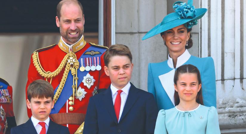 Harcos dada vigyáz Katalin és Vilmos gyerekeire