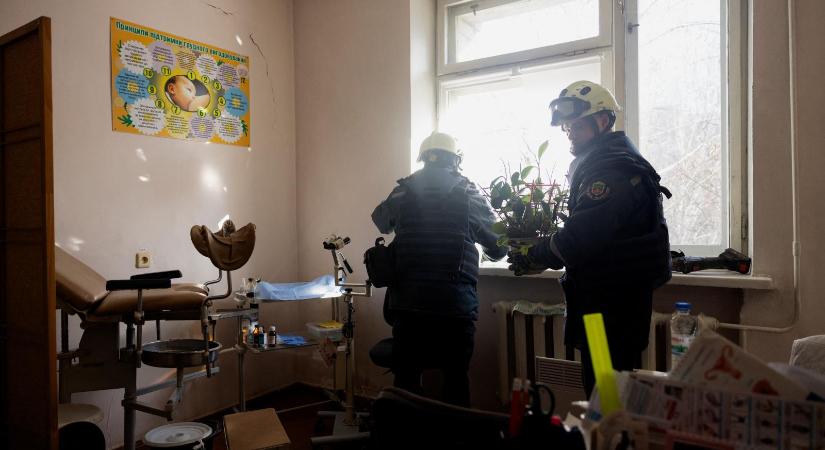 Szülészeti klinikára mértek csapást az oroszok Zaporizzsjában