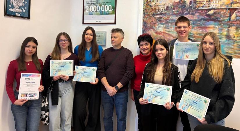 Nemzetközi és országos rajzsikerek a Bajai III. Béla Gimnáziumban