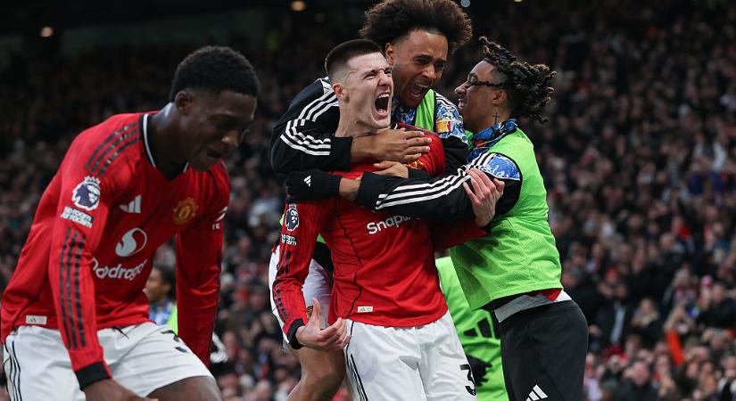 PL: utolsó pillanatban szerzett góllal nyert a Manchester United a Fulham ellen – videóval