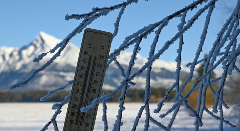Rendkívüli fagy: egyes helyeken -15 fok lehet éjszaka