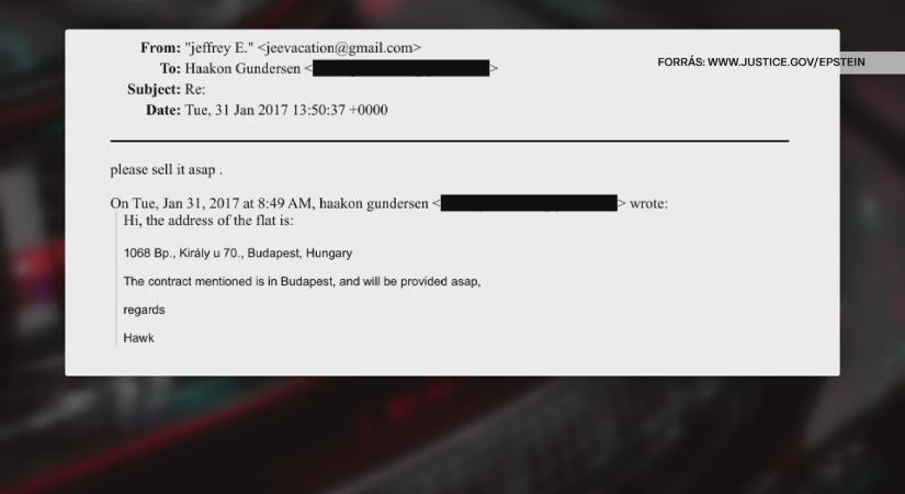Epstein egy budapesti lakás eladását sürgette – magyar szál is előkerült az aktákban