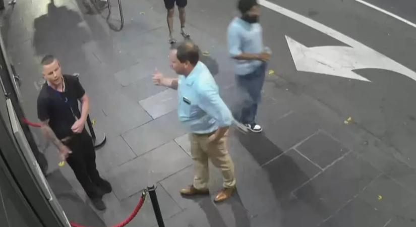 Mindenki erre a videóra van rákattanva: balul sült el a balhé, ezt a pillanatot még Benny Hill is megirigyelné!