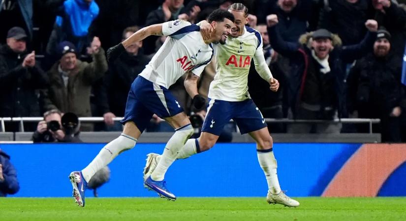Kétgólos előnyről ikszelt a City a Spursszel Dominic Solanke csodagólja miatt