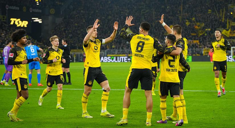 Bundesliga: ötgólos meccsen győzte le a sereghajtót a Borussia Dortmund! – videóval