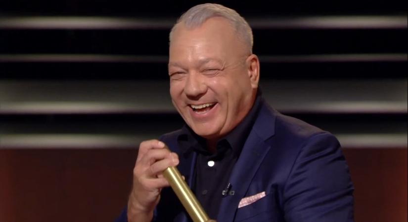 A Cápák között legviccesebb pillanata: Balogh Levente tutult egyet a stúdióban