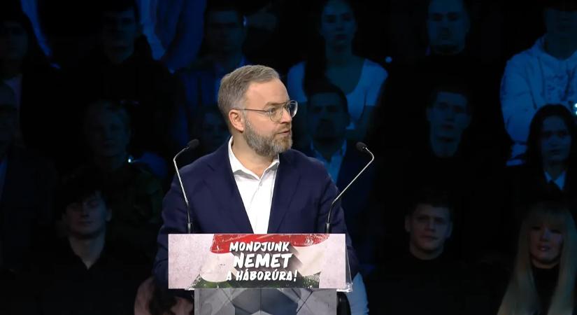 Orbán Balázs a Háborúellenes Gyűlésen: világrendszerváltás van, cselekednünk kell! Nem ukrán jólétet akarunk, hanem magyart