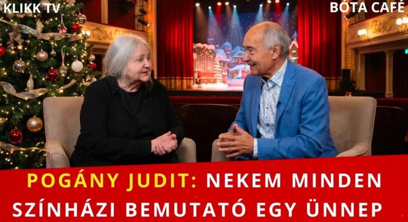 Pogány Judit: nekem minden színházi bemutató egy ünnep