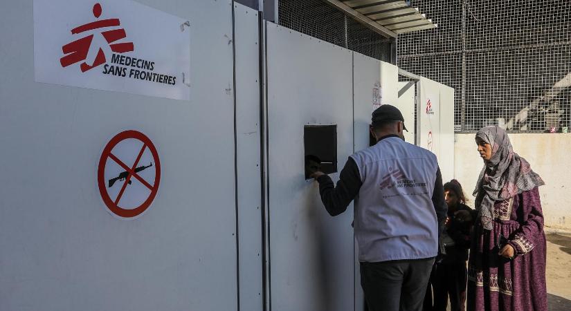 Izrael kitiltotta az Orvosok Határok Nélkül segélyszervezetet a palesztin területekről