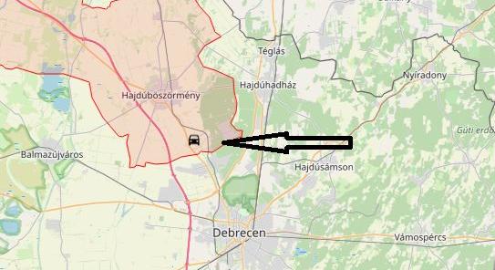 Felborult egy autó hajdúböszörmény közelében