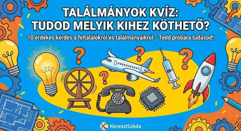 Találmányok kvíz: Gemkapocs, telefon és szénbrikett – tíz kérdés, ami kifoghat rajtad