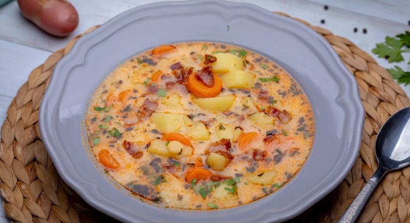 Ettől lesz mennyei az olcsó krumplileves, ez a trükköt ismerned kell