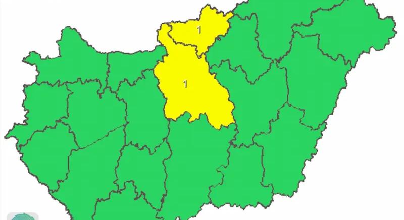 Változott a veszélyjelzés: 10 vármegyében várható ónos eső, 2-ben havazás kedden (Térkép)