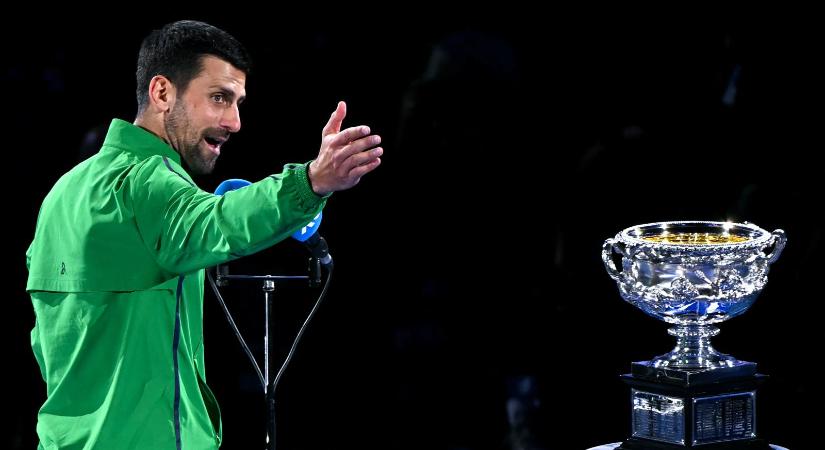 Az Australian Open ezüstérmese, Novak Djokovic a rákbetegek javára ajánlotta fel rekordjutalmát