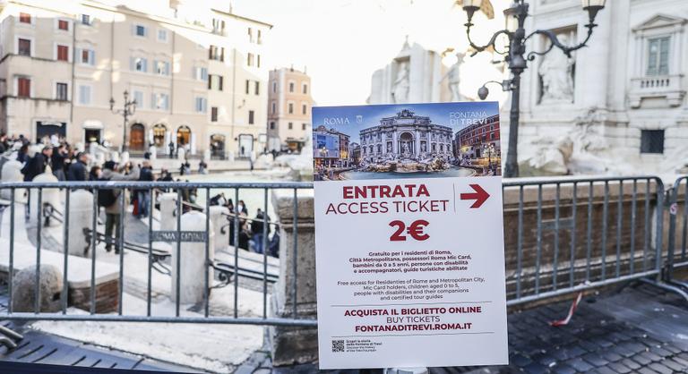 Fizetőssé vált Róma egyik legnépszerűbb látványossága