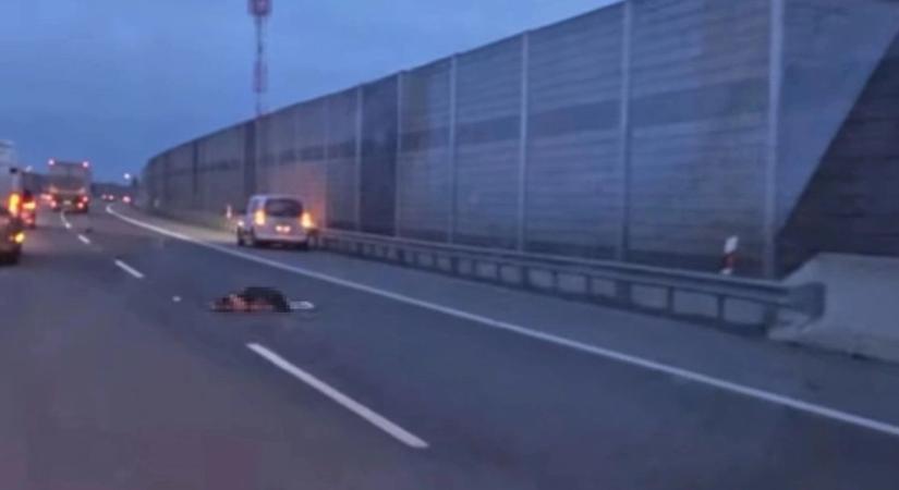 Rejtélyes tragédia a D1-es túrócszentmártoni szakaszán: holttest az autópályán, teljes útzár